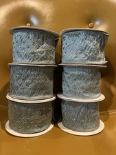 Luxury Embroidered & Wired Ribbon by Frontgate - 2.5” x 5 yards