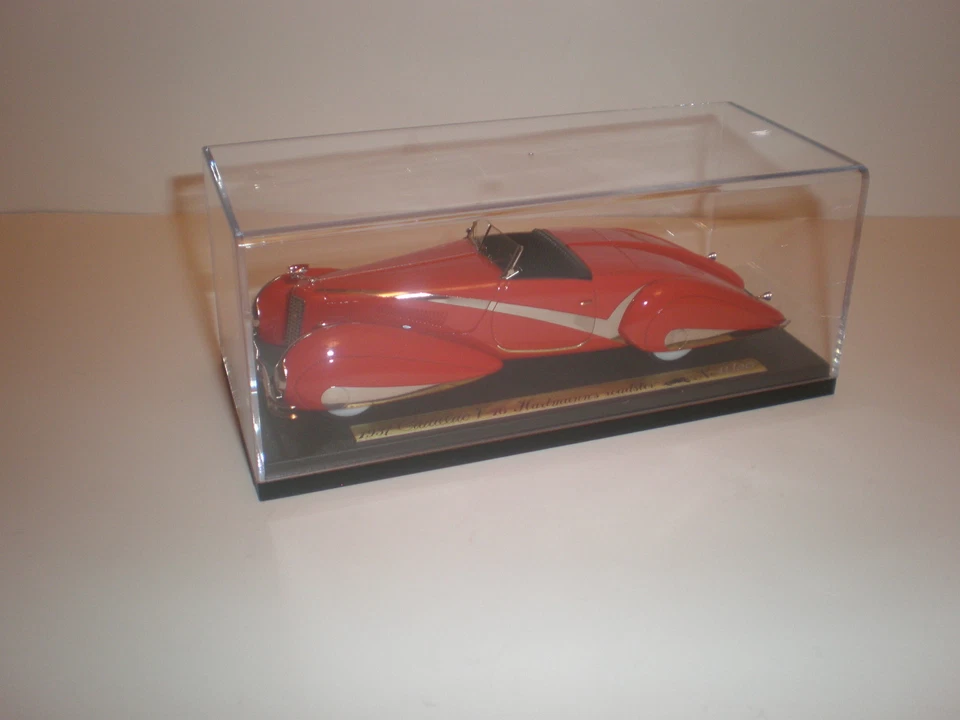 1/43 EMC 1937 Cadillac V-16 Hartmann's Roadster Top Down / red - Image 2 of 4