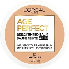 L'Oreal Age Perfect 4 in 1 Tinted Face Balm Foundation, 10 Light
