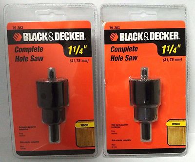 Black & Decker 79-363 1-1/4'' Holesaw With Mandrel 2PKS