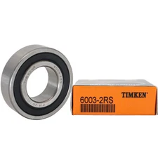 2PCS TIMKEN 6003-2RS 17X35X10MM Double Rubber Sealed Bearings 6003RS 6003DDU