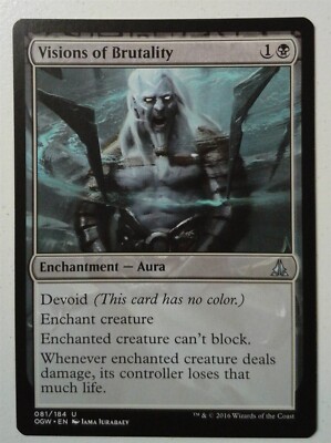 Visions of Brutality *Uncommon* Magic MtG x1 Oath of the Gatewatch SP