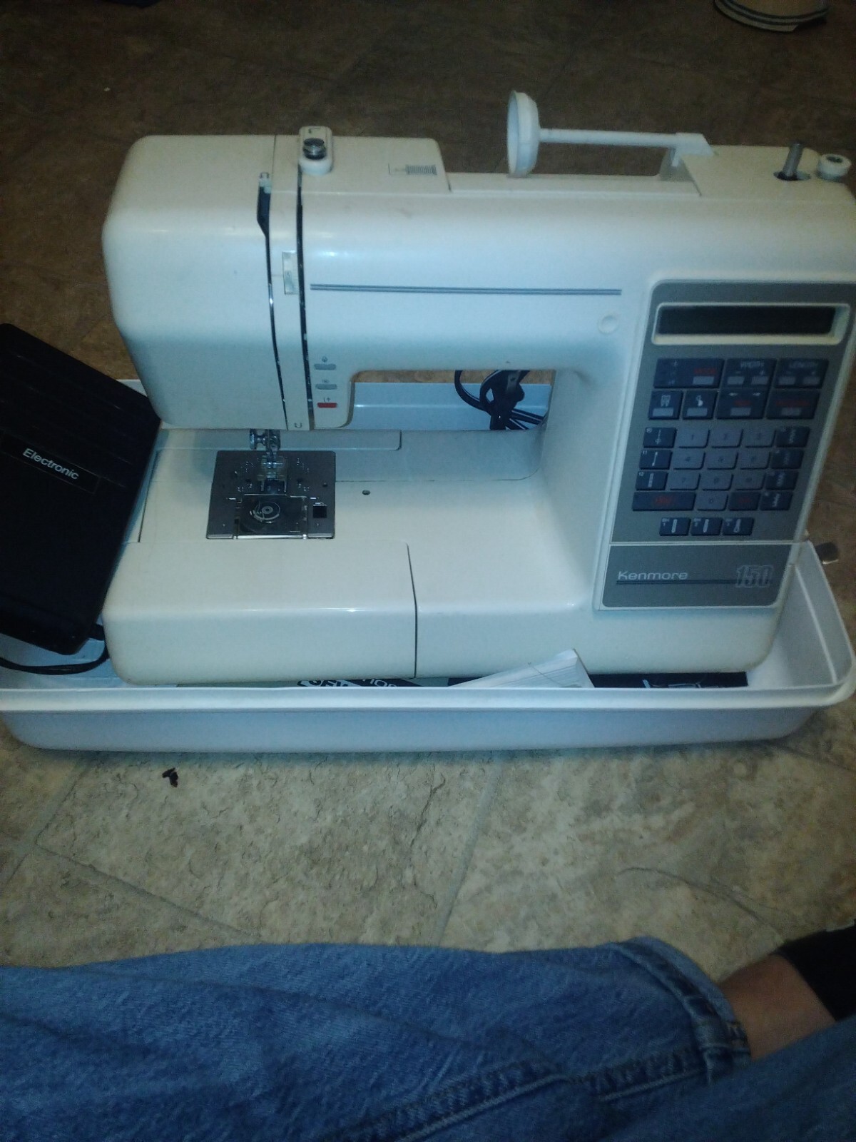 Vintage Kenmore Computerized Programmable Sewing Machine 38519153690 w