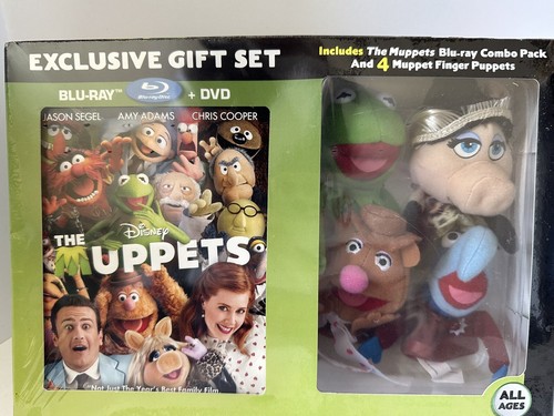 'The Muppets' Movie & Exclusive Gift Set Blu & DVD Combo New Sealed Out Of Print - Picture 1 of 9