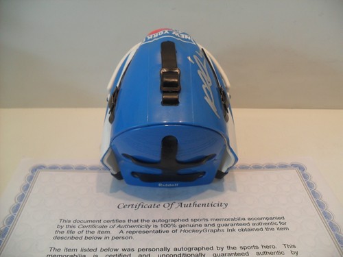 Jaroslav Halak Autograph Signed New York Rangers Mini Helmet Mask COA Very Nice! - Picture 5 of 5