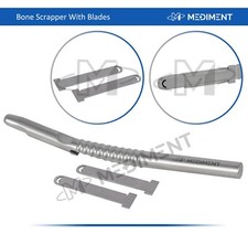 Bone Scraper CVD Implant Hand Held Bone Grafting Dental Instruments Free Blade