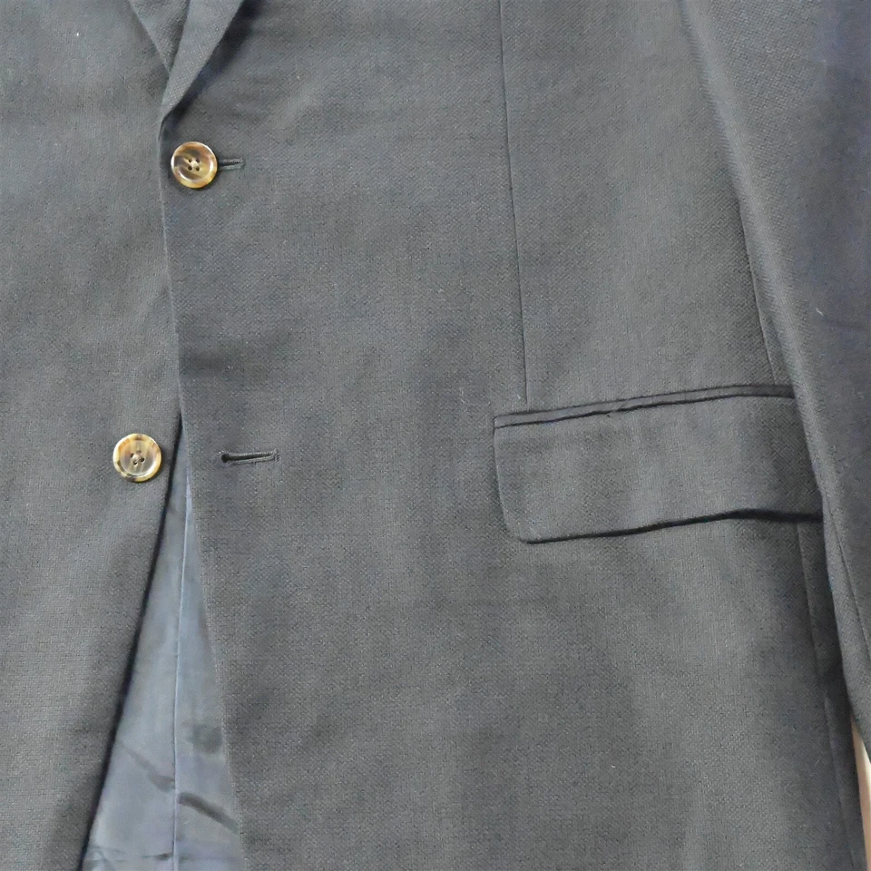 Chaqueta Blazer Abrigo Deportivo Nordstrom Loro Piana 44L Azul Marino Super 120s Para Hombre Foto 3 de 4