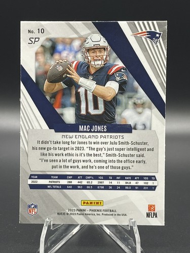 2023 Panini Phoenix SP Mac Jones New England Patriots #10 - Picture 2 of 2