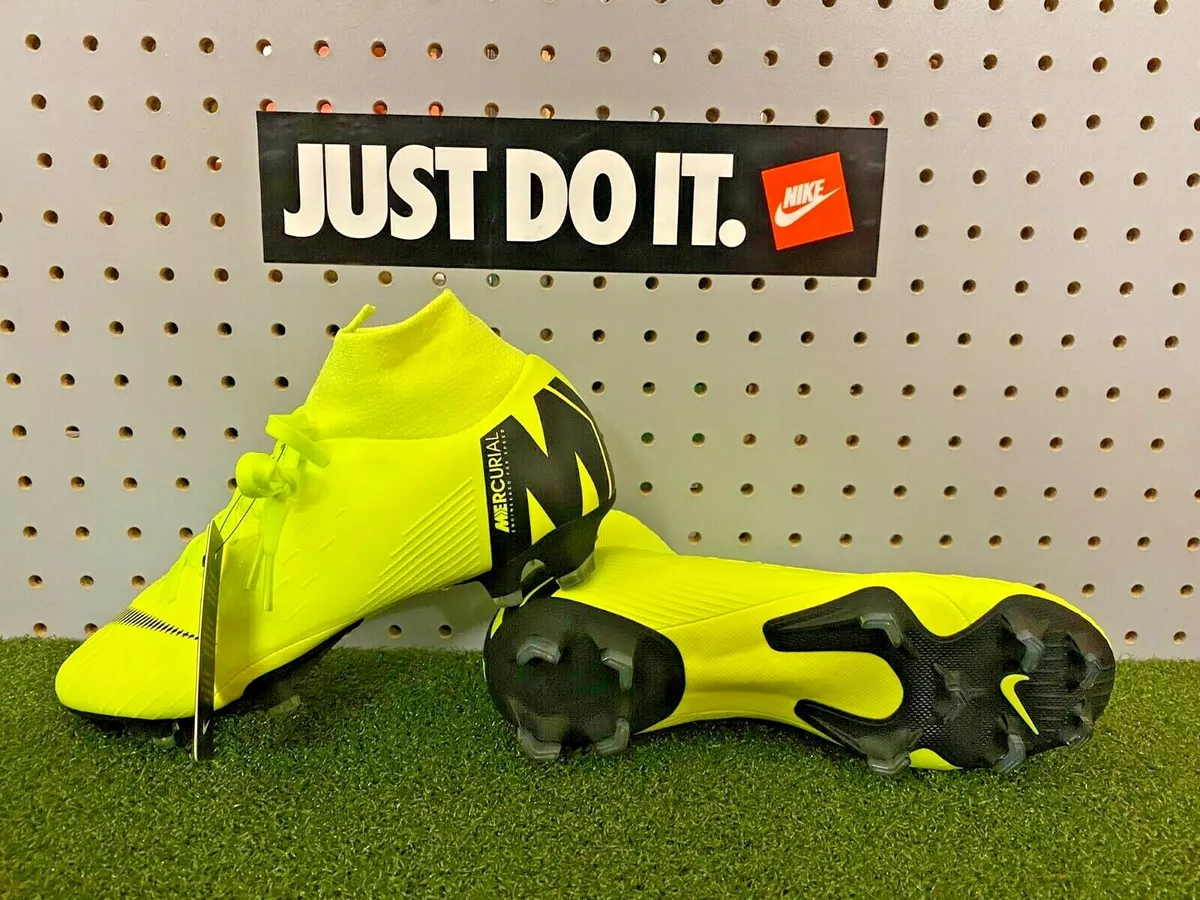 Nike Superfly 6 Pro FG Women s SIZE 8 Soccer Cleats AH7368 701 Volt Black New