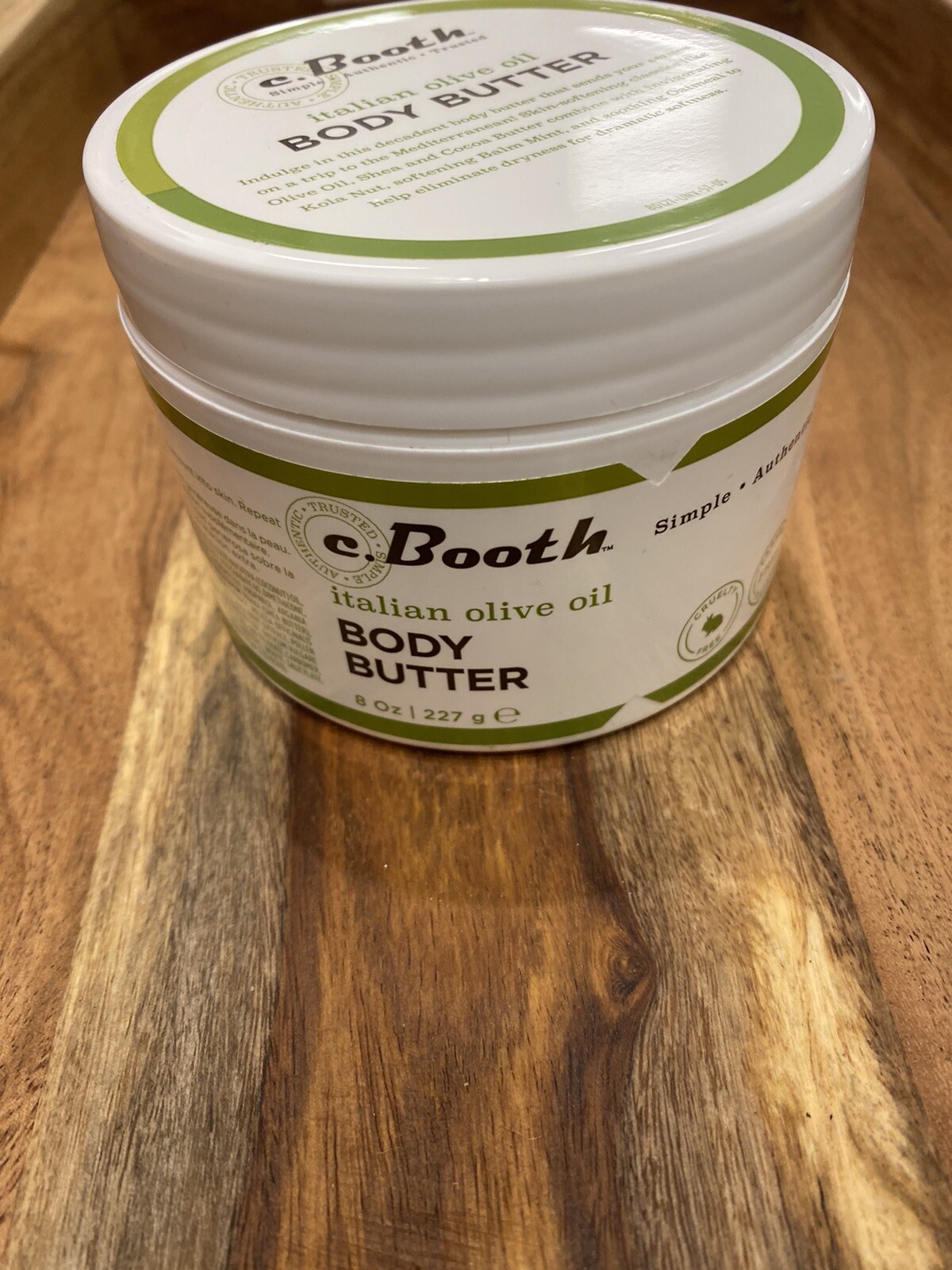 (2) Freeman Beauty c. Booth, Mediterranean Italian Olive Oil Body Butter 8oz ea