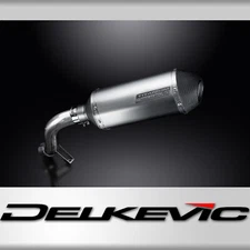 BMW R1200GS 2004-2009 Delkevic Slip On 10" X-Oval Titanium Exhaust Muffler Kit