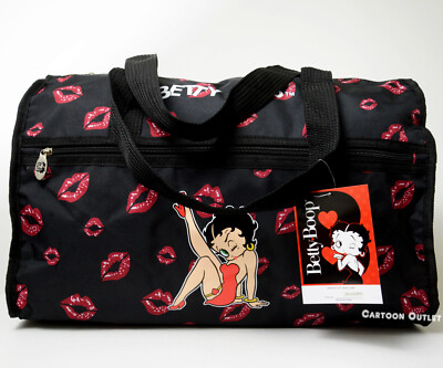 ショルダーバッグ・ポシェット Betty Boop Glossy Square Duffle Shoulder Bag 2 Colors Betty Boop Duffel Bag One Size BN219J2#1B - Walmart.com