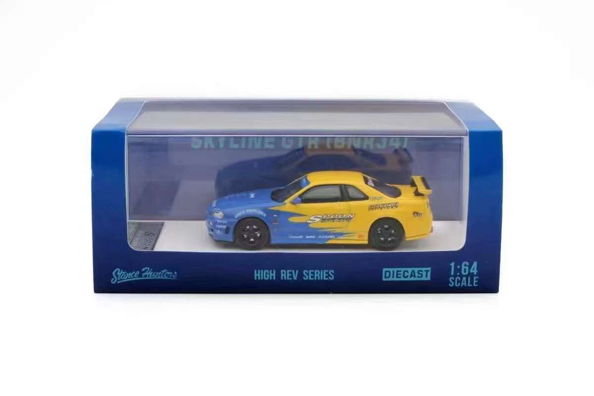 Stance Hunters 1:64 Skyline R34 Diecast Model Car | eBay