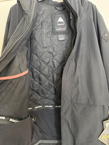 Women’s Burton GORE-TEX Kaylo Hooded Jacket, True Black, Size XL, NWT - Picture 3 of 8