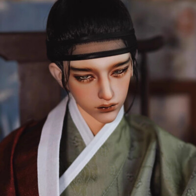 1/3 BJD Doll SD Resin Joint Face Makeup Male Doll Holiday Gifts Retro Style Man