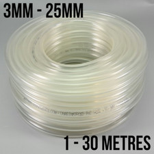 3mm - 22mm Clear Flexible PVC Tube Pipe Water Pond Aquarium Air Hose