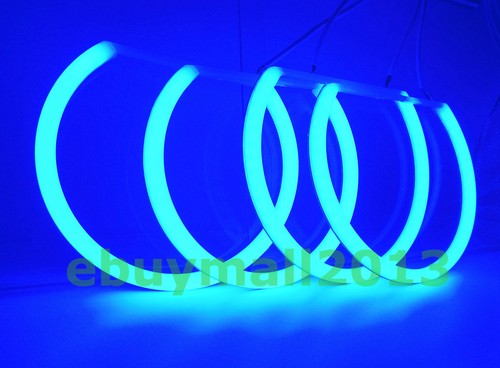 BT App Cotton RGB Halo Ring Angel Eyes For BMW E39 2001-2003 LCI Flash DRL DIY - Picture 10 of 12