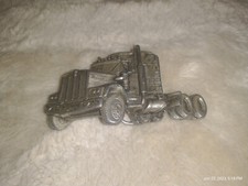  Bergamot Kenworth Brass Works Truck Belt Buckle VTG 1980  H-41 never worn 