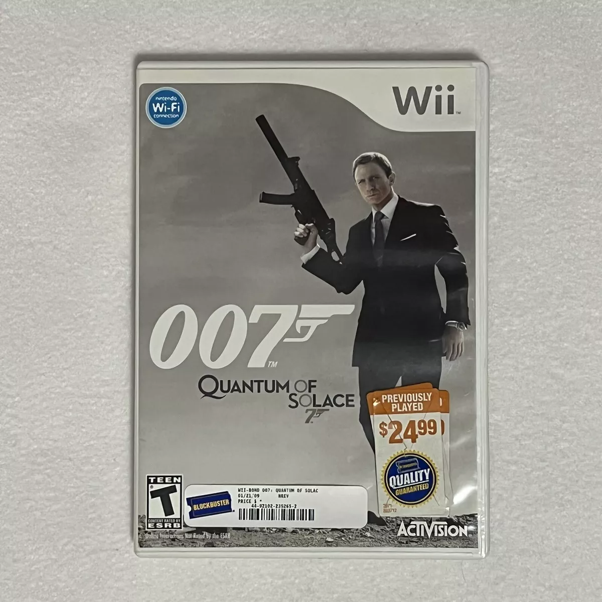 LOT GoldenEye 007 & Quantum Of Solace - Nintendo Wii Game - COMPLETE TESTED