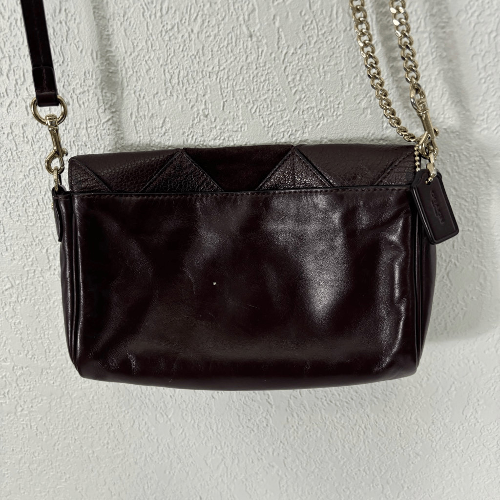 Coach Red/Maroon Patchwork Mini Ruby Leather Cros… - image 6