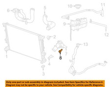 CHRYSLER OEM 19-23 Cherokee Radiator Components-Thermostat Hsng Bolt 6104143AA