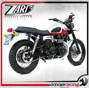 Zard Cross Inox Racing Full Exhaust Triumph Bonneville Scrambler Thruxton Carbur Ebay