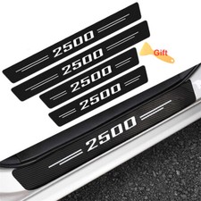 4x For Dodge Ram 2500 Accessories Truck Cab Door Sill Plate Threshold Sticker