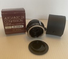 Rokinon Automatic 2x Conversion Lens With Carrying Case  Box