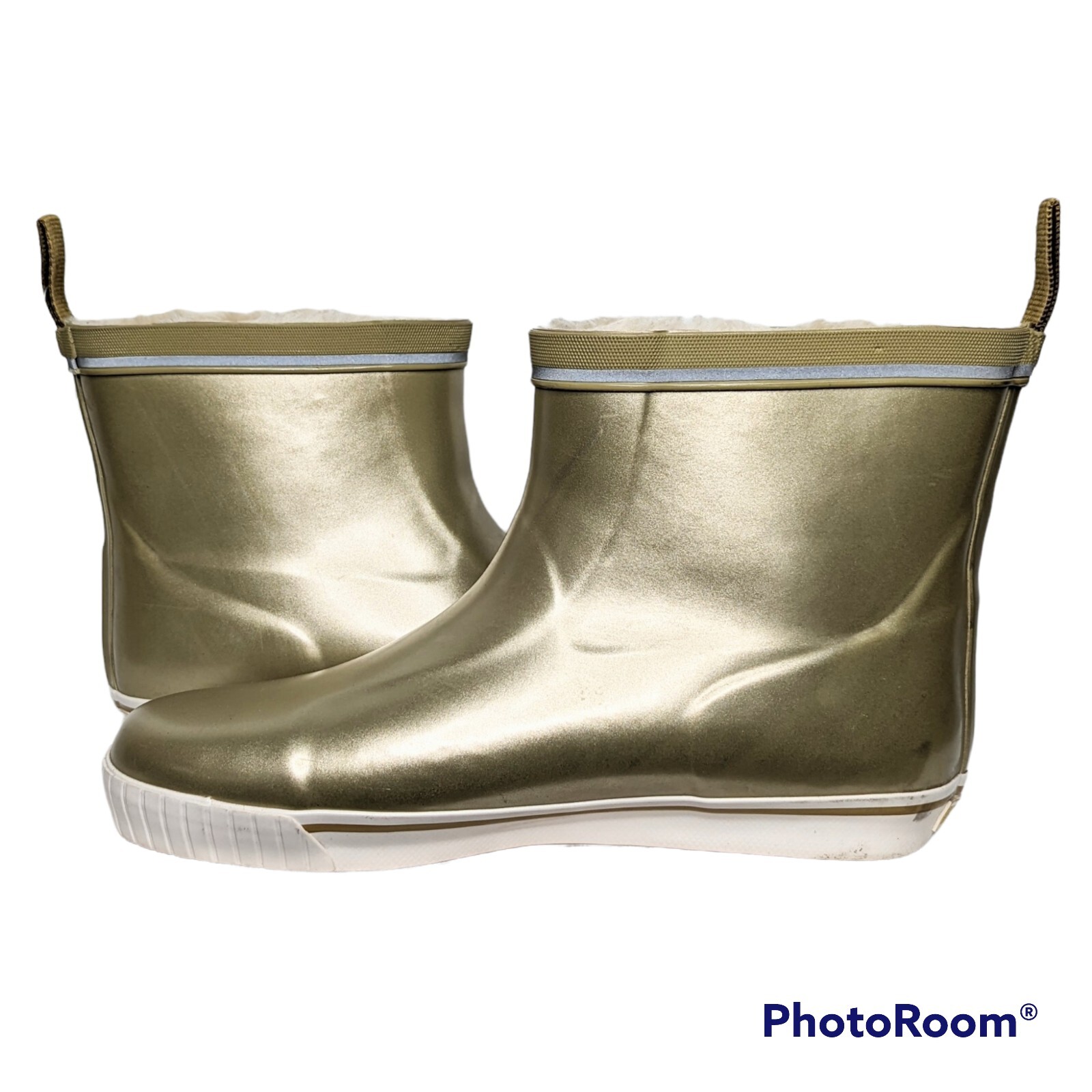 Tretorn Boots Women's Sz 8.5 Gold 