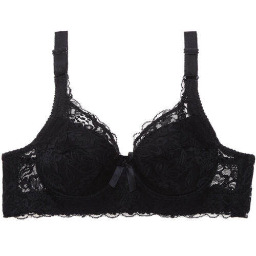Plus Band Reggiseno Donna Morbido Ferretto Reggiseno Pizzo Miss Brassiere Sissy Sexy Lingerie - Foto 9 di 21