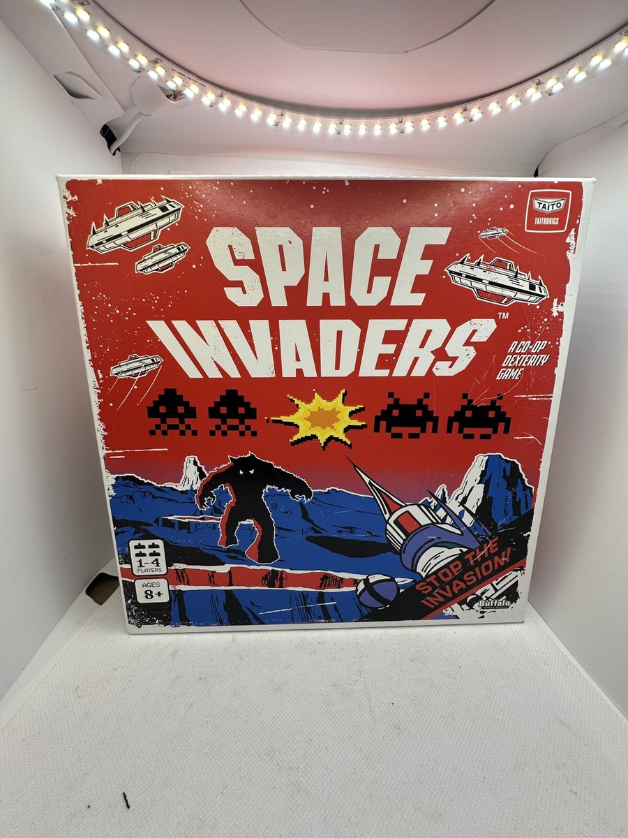 Space Invaders Cooperative Dexterity Board Game - 1-4 player