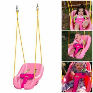 little tikes pink swing