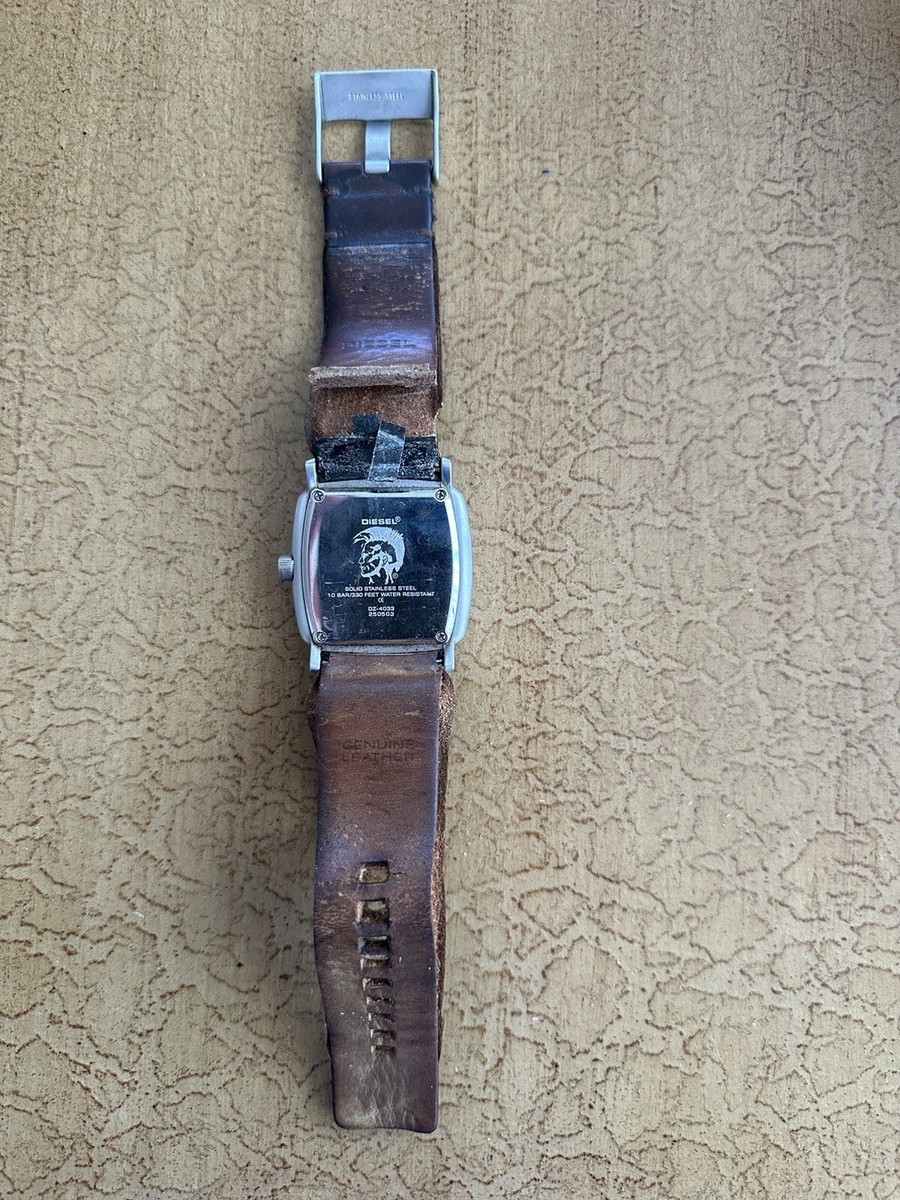 Diesel DZ-4033 Solid Stainless Steel Quartz Analog Men's Watch | eBay