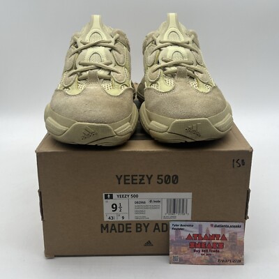 Size 9.5 - adidas Yeezy 500 Super Moon Yellow Suede (DB2966