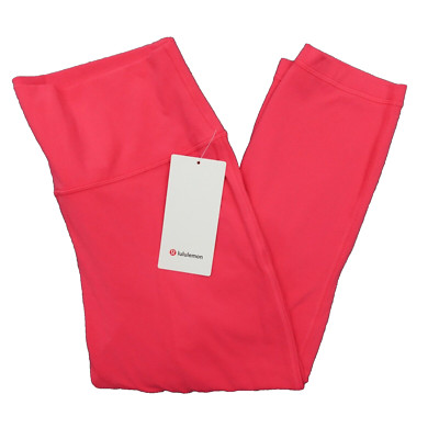 New Lululemon Size 12 Align High Rise Crop 23'' GLZP Glaze Pink Athletic Gym $98