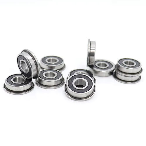 10Pcs F695-2RS Bearing 5X13X4Mm Flanged Miniature Deep Groove Ball Bearings F695