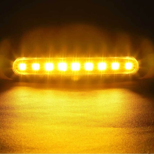 10x 12V 24V LED Side Marker Clearance Light Amber Indicator Trailer Truck Lorry - Picture 11 of 12