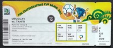 TICKET FIFA Confederations Cup 2013 Uruguay vs Tahiti Match 12 Recife # 009