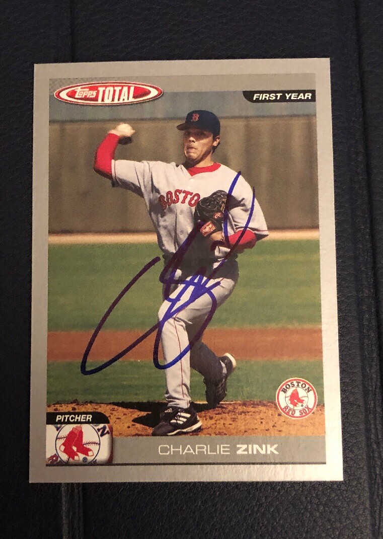 CHARLIE ZINK 2004 TOPPS TOTAL AUTOGRAPHED SIGNED AUTO BASEBALL