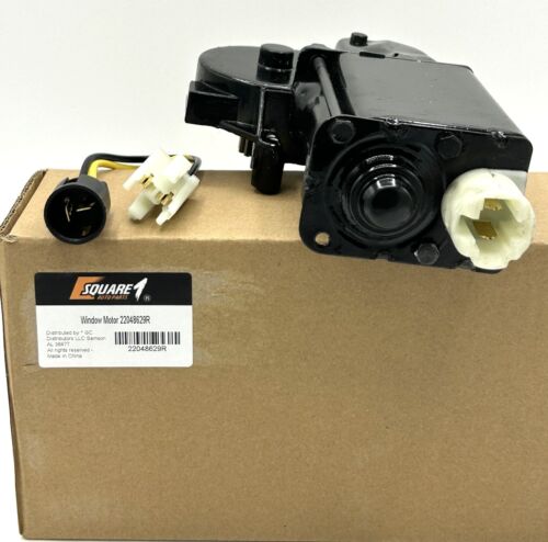 Square 1 Front Left Power WIndow Motor FOR 76 - 82 C3 Corvette - Picture 2 of 3