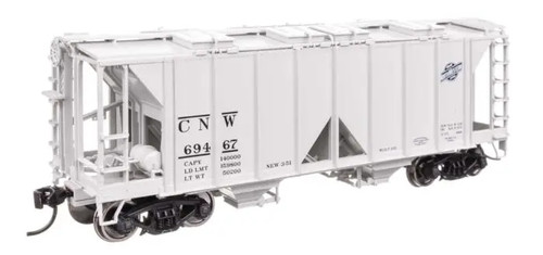Tolva cubierta Walthers Mainline 910-49709 HO ACF 1958 pies cúbicos Chicago y noroeste | Condition: New