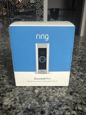 Ring Video Doorbell Pro 1080P Smart Wi-Fi Wired SATIN NICKEL, BRAND NEW 