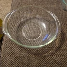 Vintage Pyrex 024 Clear Bowl 2 Qt. Round Casserole-Mixing Bowl 8.5"