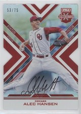 2016 Panini Elite Extra Edition Status Red Die-Cut 53/75 Alec Hansen Auto 0g4