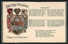 Wappen von Ostfriesland, Ansichtskarte 