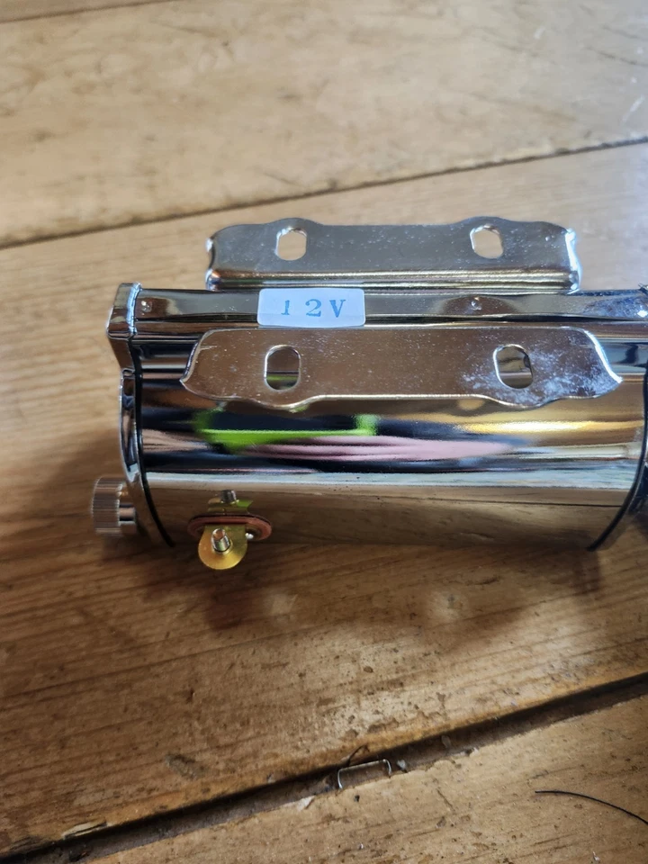 Chrome 12 Volt Ignition Coil for Harley Davidson EL 36-40, VL 30-33, UL 38-57 .. - Image 2 of 4