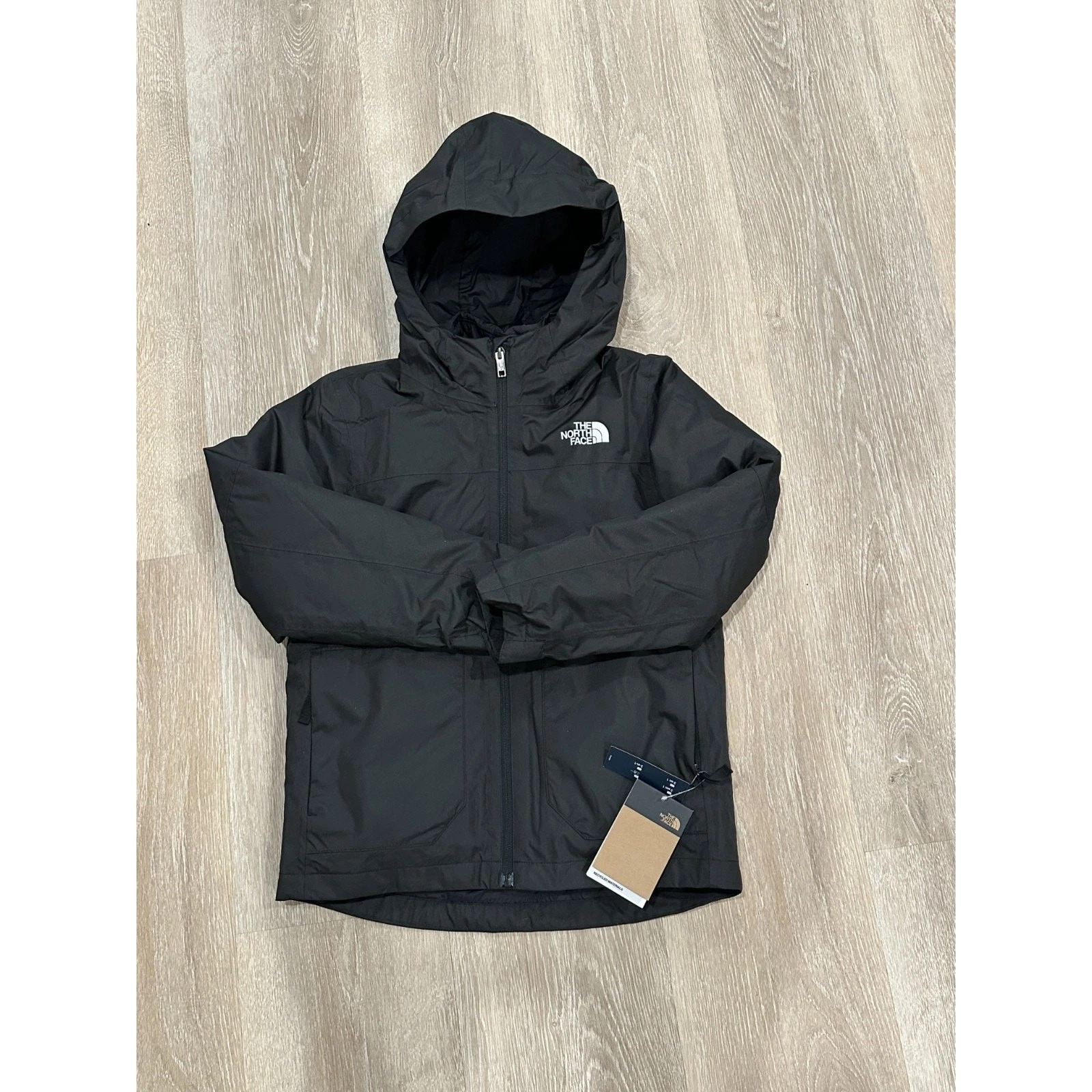 The North Face Teen North Down Triclimate 3-in-1 Jacket, Black, Small 7/8, NWT