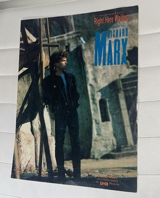 Richard Marx Right Here Waiting sheet music piano vocal guitar EMI Cherry Lane