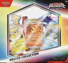 Pokemon TCG Scarlet & Violet Prismatic Evolutions Poster Collection Box