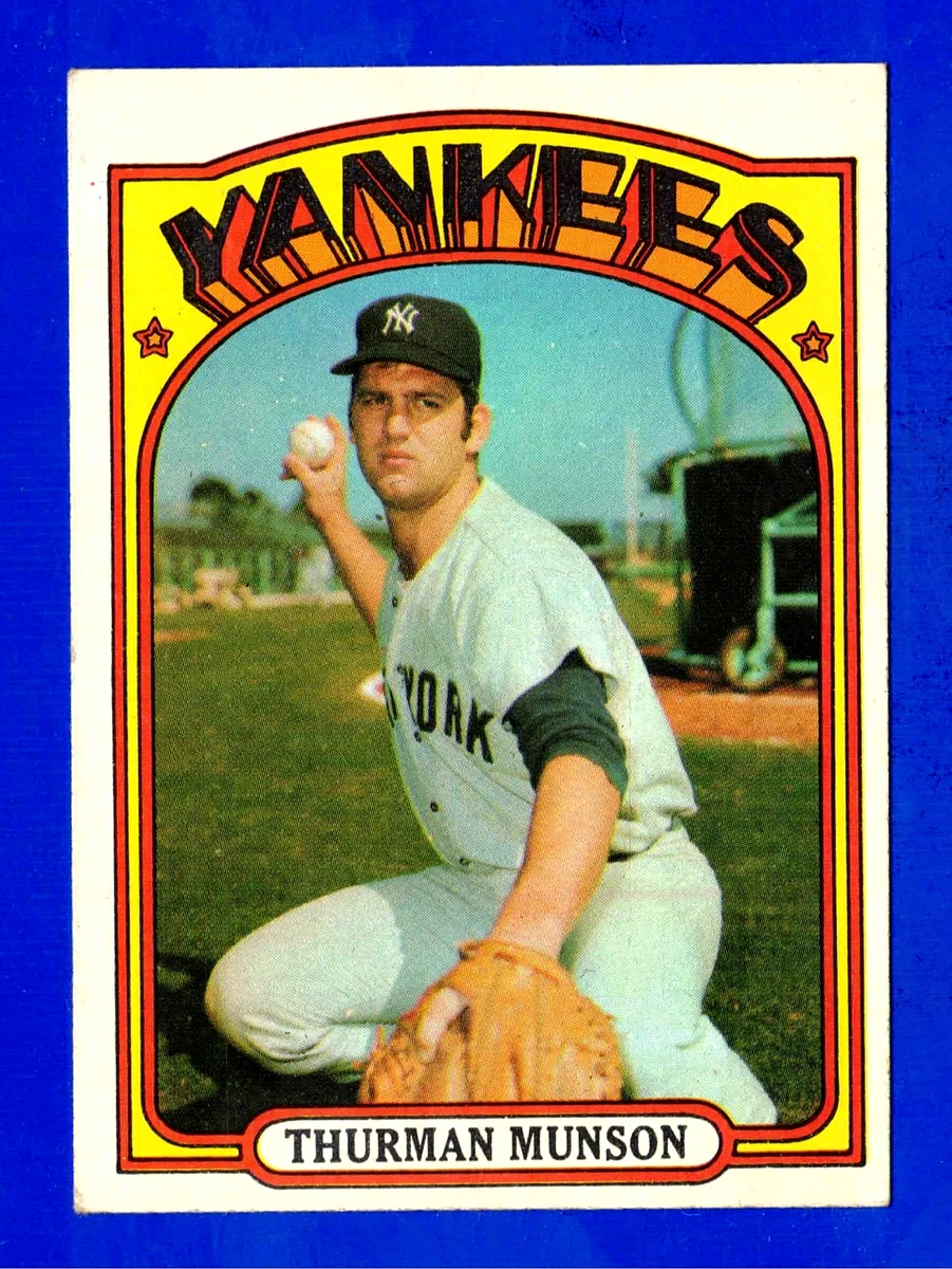 Thurman Munson Baseball 1972 Season Sports Trading Cards